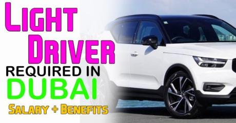 Light Driver Required in Dubai