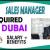 Sales Manager Required in Dubai