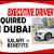 EXECUTIVE DRIVER REQUIRED IN DUBAI