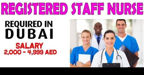 Registered Staff Nurse DHA Required in Dubai