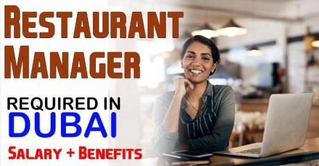 Restaurant Manager Required in Dubai -