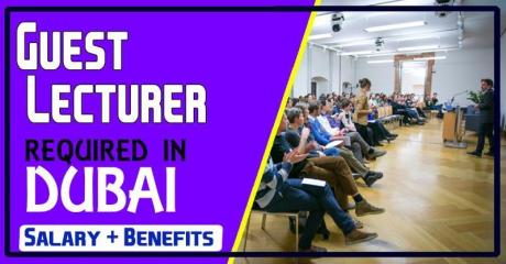 Guest Lecturer Required in Dubai