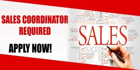 SALES COORDINATOR REQUIRED IN DUBAI