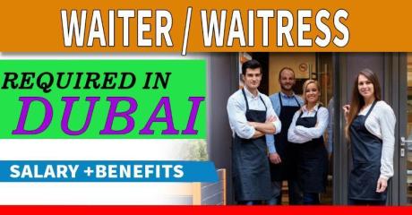 Waiter / Waitress Required in Dubai