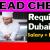 Head Chef Required in Dubai