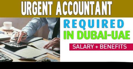 Urgent Accountant Required in Dubai