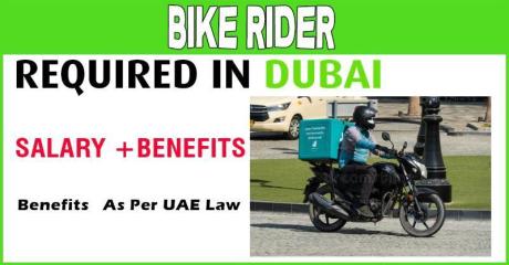 Bike Rider Required in Dubai