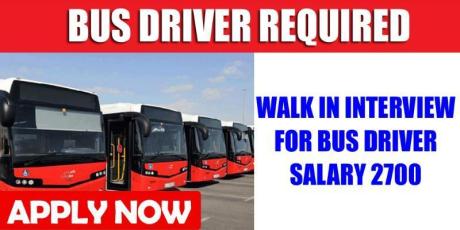 BUS DRIVER REQUIRED