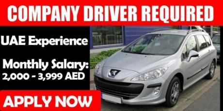 COMPANY DRIVER REQUIRED
