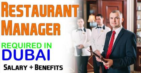 Restaurant Manager Required in Dubai