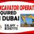 EXCAVATOR OPERATOR REQUIRED IN DUBAI