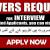 DRIVERS REQUIRED