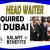 Head Waiter Required in Dubai
