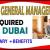 General Manager Required in Dubai