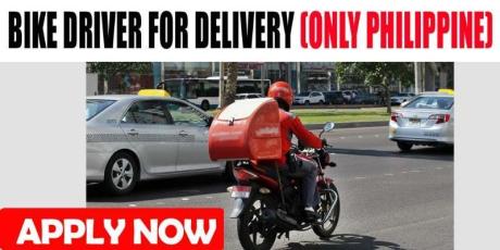 BIKE DRIVER FOR DELIVERY (ONLY PHILIPPINE)