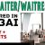 Waiter/Waitress Required in Dubai