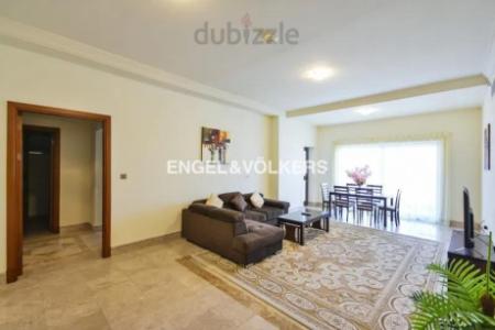 Large Balcony|Partial Sea View|Furnished