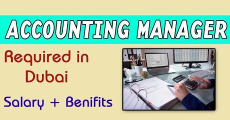 Accounting Manager Required in Dubai