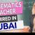 Mathematics Teacher Required in Dubai -