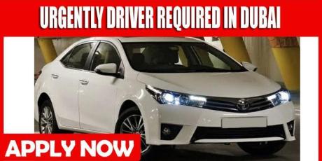 URGENTLY DRIVER REQUIRED IN DUBAI