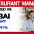 Restaurant Manager Required in Dubai