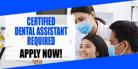 CERTIFIED DENTAL ASSISTANT REQUIRED IN DUBAI