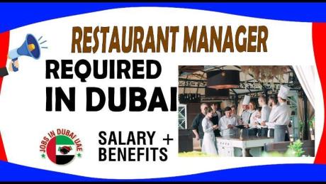 Restaurant Manager Required in Dubai