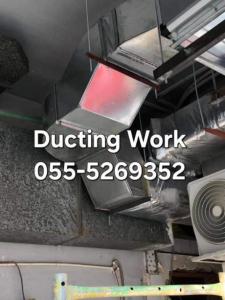 installation ac split central duct yasmeen helio al bahya al zahya al alia ajman company