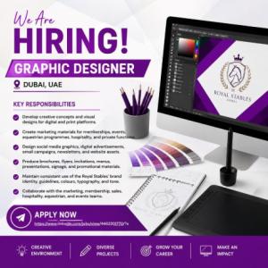 Graphic Designer Requried in Dubai