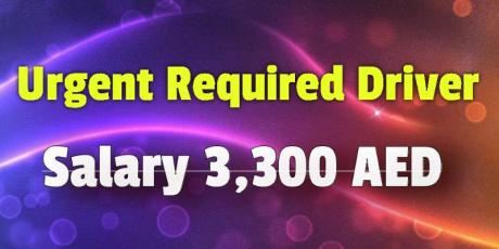 Urgent Required Driver