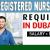Registered Nurse Required in Dubai
