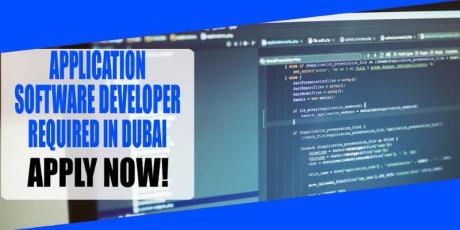 APPLICATION SOFTWARE DEVELOPER REQUIRED IN DUBAI