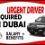 URGENT DRIVER REQUIRED IN DUBAI