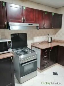 Close Partition Inside Master Bedroom With Private Balcony And Sharing - UAE