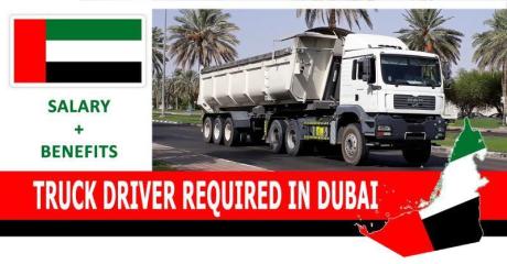 TRUCK DRIVER REQUIRED IN DUBAI