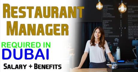 Restaurant Manager Required in Dubai
