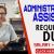 ADMINISTRATIVE ASSISTANT REQUIRED IN DUBAI