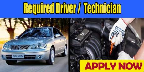 Required Driver /  Technician