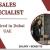Sales Specialist Required in Dubai