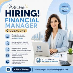 Financial Manager Required in Dubai