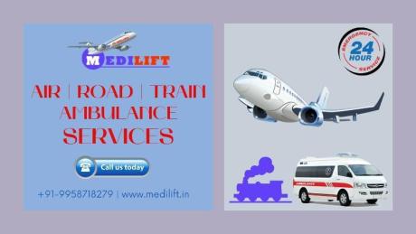 Available Incomparable ICU & CCU setup Air Ambulance Service in Patna at Low Fare