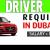 DRIVER REQUIRED IN DUBAI