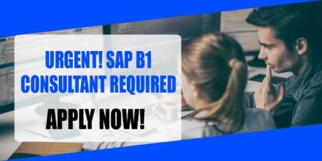 URGENT! SAP B1 CONSULTANT REQUIRED IN DUBAI