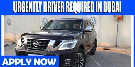 URGENTLY DRIVER REQUIRED IN DUBAI