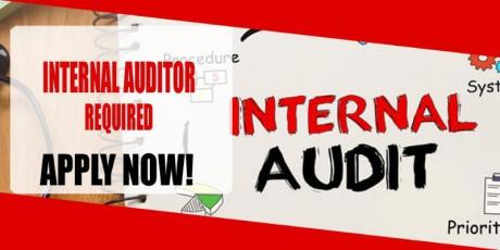 INTERNAL AUDITOR REQUIRED IN DUBAI