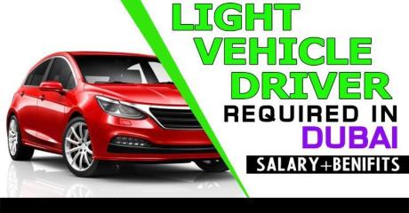 Light Vehicle Drivers Required in Dubai UAE