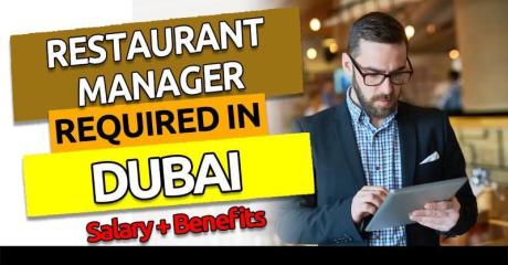 Restaurant Manager Required in Dubai