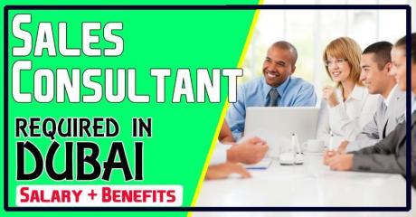 Sales Consultant Required in Dubai