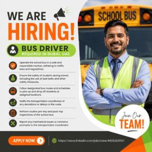 Bus Driver Required in Dubai