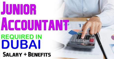 Junior Accountant Required in Dubai -